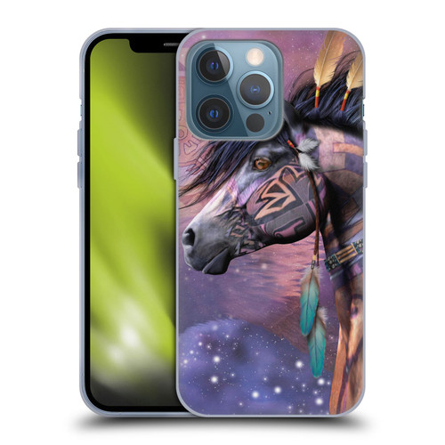 Laurie Prindle Fantasy Horse Native American Shaman Soft Gel Case for Apple iPhone 13 Pro