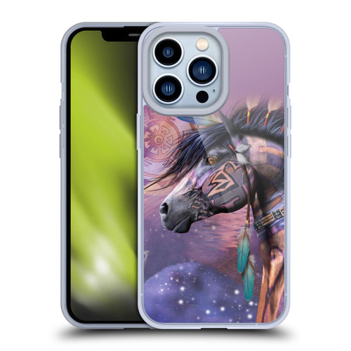 Laurie Prindle Fantasy Horse Native American Shaman Soft Gel Case for Apple iPhone 13 Pro