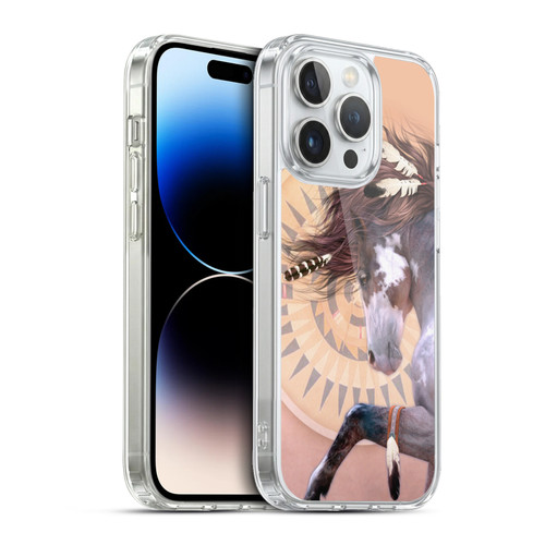 Laurie Prindle Fantasy Horse Native Spirit Soft Gel Case for Apple iPhone 13 Pro & MagSafe