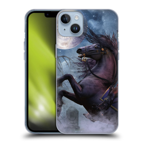 Laurie Prindle Fantasy Horse Sleepy Hollow Warrior Soft Gel Case for Apple iPhone 14 Plus
