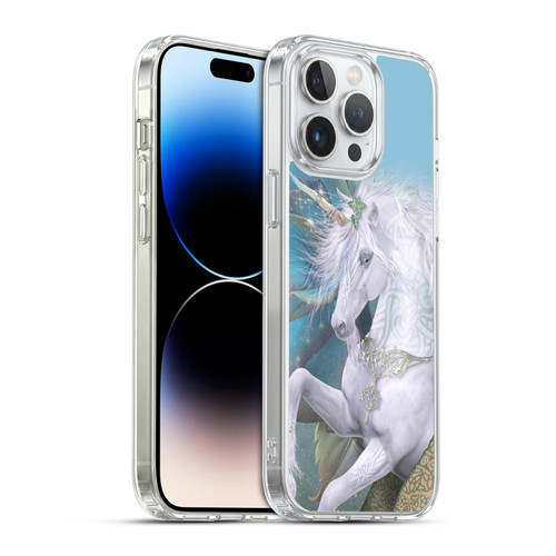 Laurie Prindle Fantasy Horse Kieran Unicorn Soft Gel Case for Apple iPhone 14 Pro Max & MagSafe