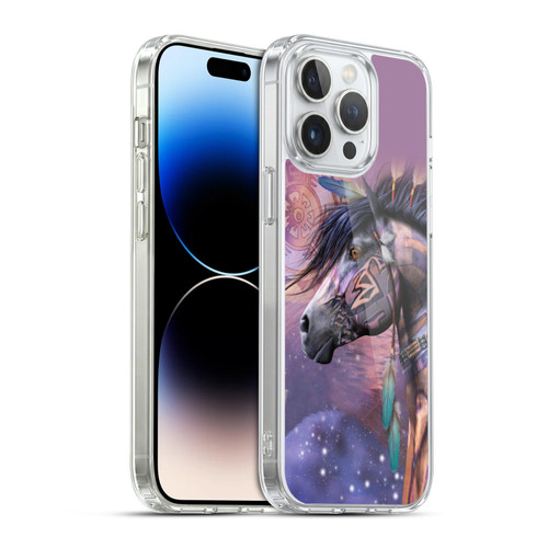 Laurie Prindle Fantasy Horse Native American Shaman Soft Gel Case for Apple iPhone 14 Pro Max & MagSafe
