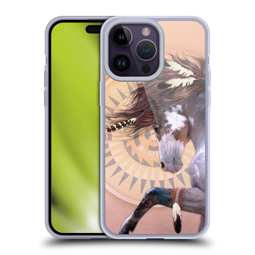 Laurie Prindle Fantasy Horse Native Spirit Soft Gel Case for Apple iPhone 14 Pro Max