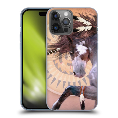 Laurie Prindle Fantasy Horse Native Spirit Soft Gel Case for Apple iPhone 14 Pro Max
