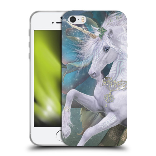 Laurie Prindle Fantasy Horse Kieran Unicorn Soft Gel Case for Apple iPhone 5 / 5s / iPhone SE 2016