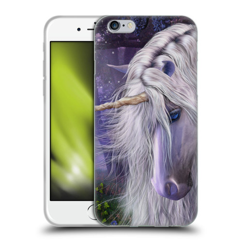 Laurie Prindle Fantasy Horse Moonlight Serenade Unicorn Soft Gel Case for Apple iPhone 6 / iPhone 6s