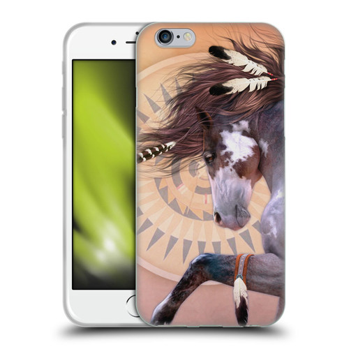 Laurie Prindle Fantasy Horse Native Spirit Soft Gel Case for Apple iPhone 6 / iPhone 6s