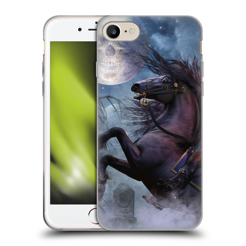Laurie Prindle Fantasy Horse Sleepy Hollow Warrior Soft Gel Case for Apple iPhone 7 / 8 / SE 2020 & 2022
