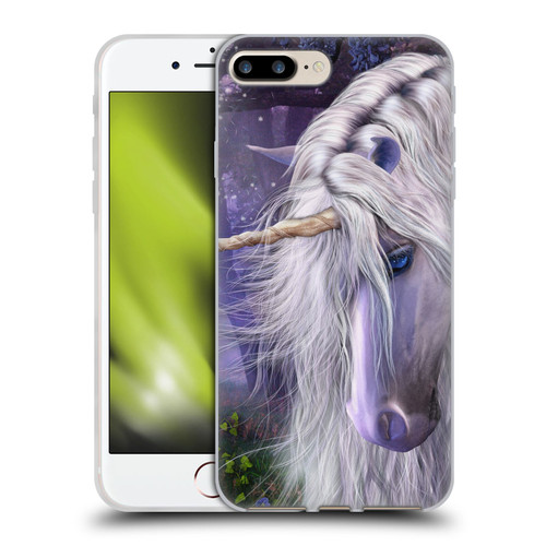 Laurie Prindle Fantasy Horse Moonlight Serenade Unicorn Soft Gel Case for Apple iPhone 7 Plus / iPhone 8 Plus