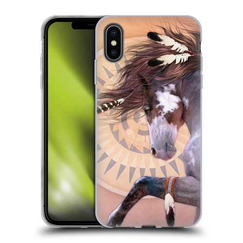 Laurie Prindle Fantasy Horse Native Spirit Soft Gel Case for Apple iPhone XS Max