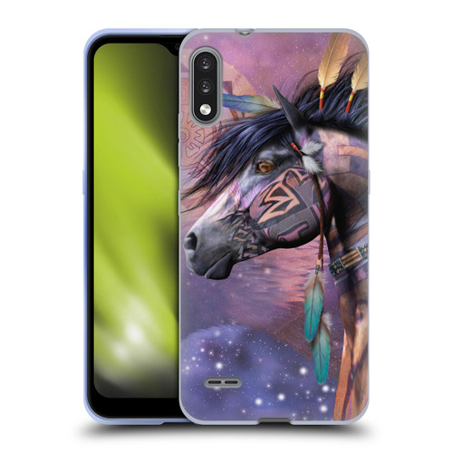 Laurie Prindle Fantasy Horse Native American Shaman Soft Gel Case for LG K22