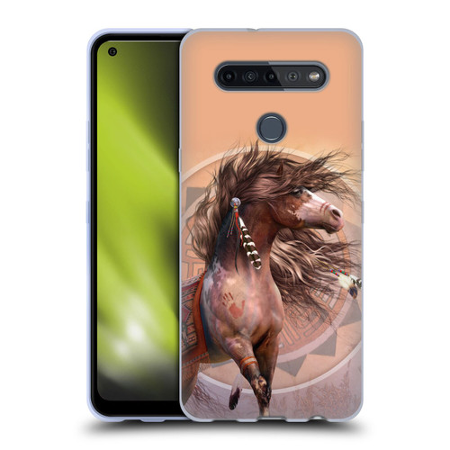 Laurie Prindle Fantasy Horse Spirit Warrior Soft Gel Case for LG K51S