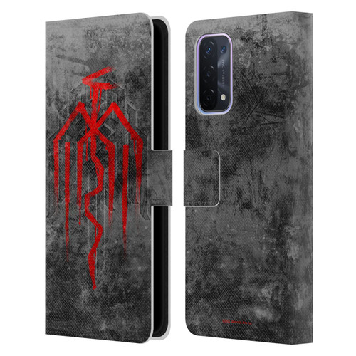 EA Bioware Dragon Age Heraldry City Of Chains Symbol Leather Book Wallet Case Cover For OPPO A54 5G