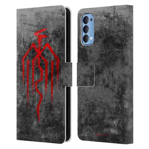 EA Bioware Dragon Age Heraldry City Of Chains Symbol Leather Book Wallet Case Cover For OPPO Reno 4 5G