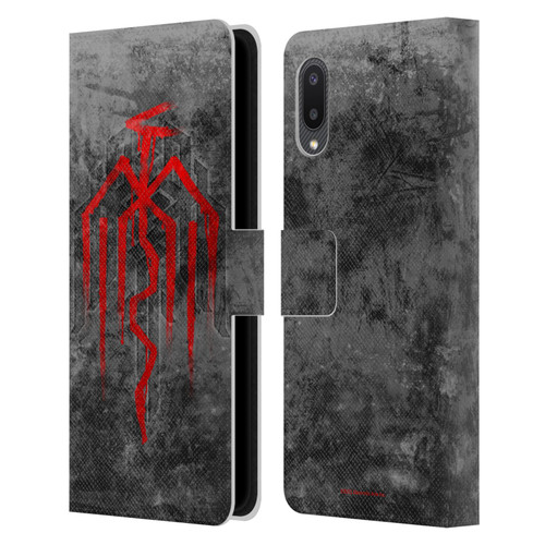 EA Bioware Dragon Age Heraldry City Of Chains Symbol Leather Book Wallet Case Cover For Samsung Galaxy A02/M02 (2021)