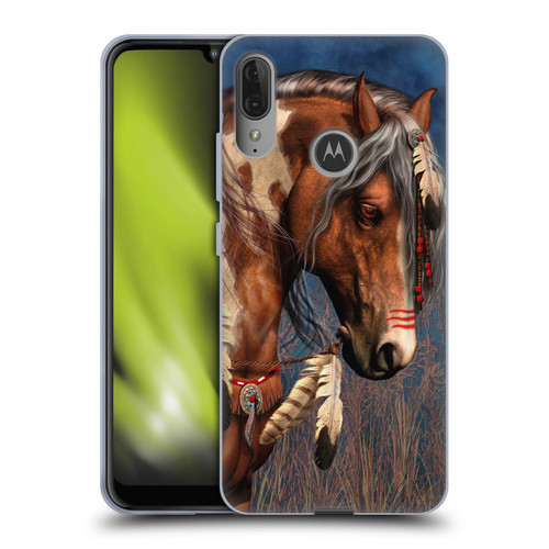 Laurie Prindle Fantasy Horse Native American War Pony Soft Gel Case for Motorola Moto E6 Plus