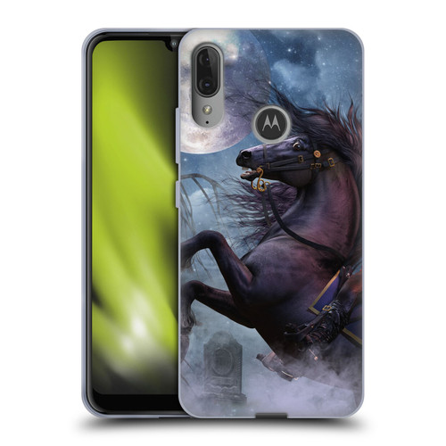 Laurie Prindle Fantasy Horse Sleepy Hollow Warrior Soft Gel Case for Motorola Moto E6 Plus