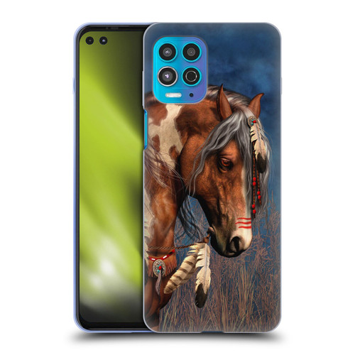 Laurie Prindle Fantasy Horse Native American War Pony Soft Gel Case for Motorola Moto G100