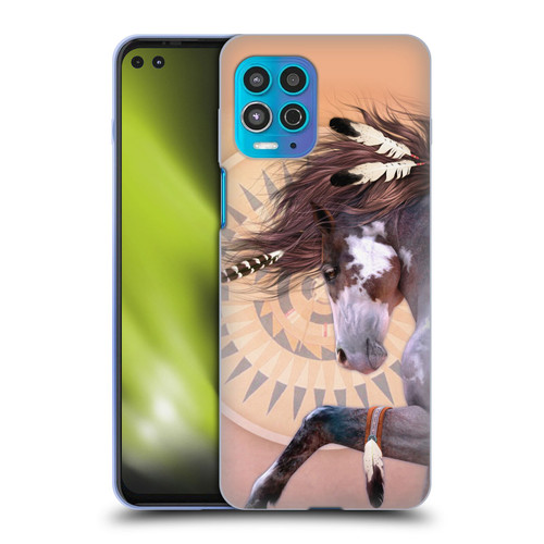 Laurie Prindle Fantasy Horse Native Spirit Soft Gel Case for Motorola Moto G100