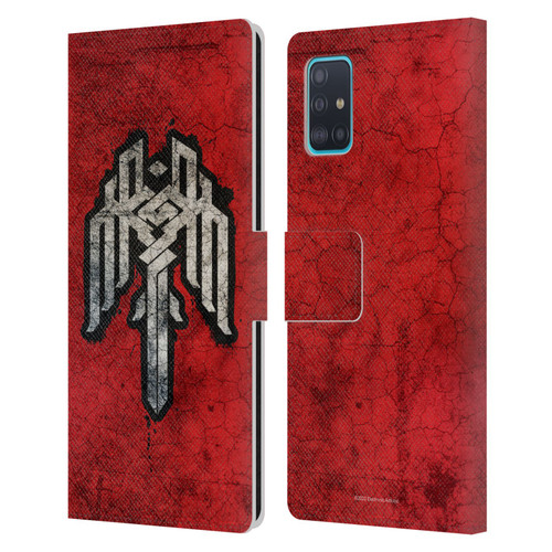 EA Bioware Dragon Age Heraldry Kirkwall Symbol Leather Book Wallet Case Cover For Samsung Galaxy A51 (2019)