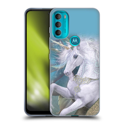 Laurie Prindle Fantasy Horse Kieran Unicorn Soft Gel Case for Motorola Moto G71 5G