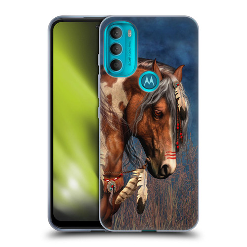Laurie Prindle Fantasy Horse Native American War Pony Soft Gel Case for Motorola Moto G71 5G