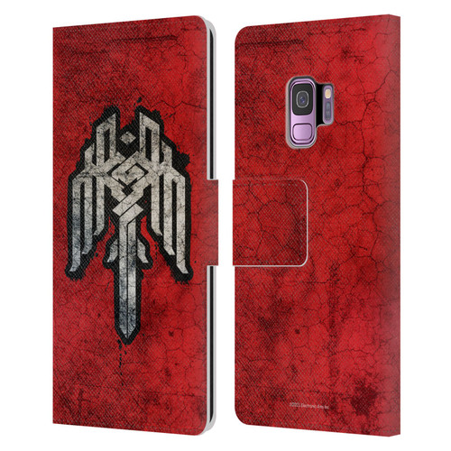 EA Bioware Dragon Age Heraldry Kirkwall Symbol Leather Book Wallet Case Cover For Samsung Galaxy S9