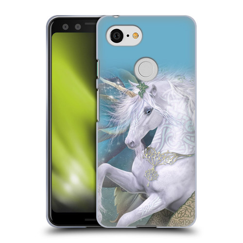 Laurie Prindle Fantasy Horse Kieran Unicorn Soft Gel Case for Google Pixel 3