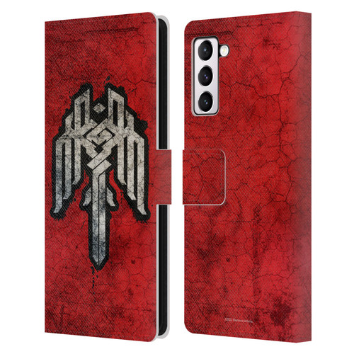 EA Bioware Dragon Age Heraldry Kirkwall Symbol Leather Book Wallet Case Cover For Samsung Galaxy S21+ 5G