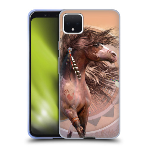 Laurie Prindle Fantasy Horse Spirit Warrior Soft Gel Case for Google Pixel 4 XL