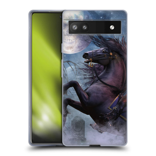 Laurie Prindle Fantasy Horse Sleepy Hollow Warrior Soft Gel Case for Google Pixel 6a