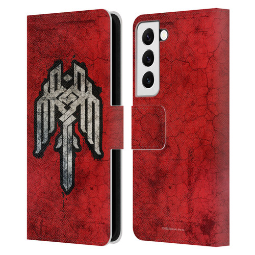 EA Bioware Dragon Age Heraldry Kirkwall Symbol Leather Book Wallet Case Cover For Samsung Galaxy S22 5G