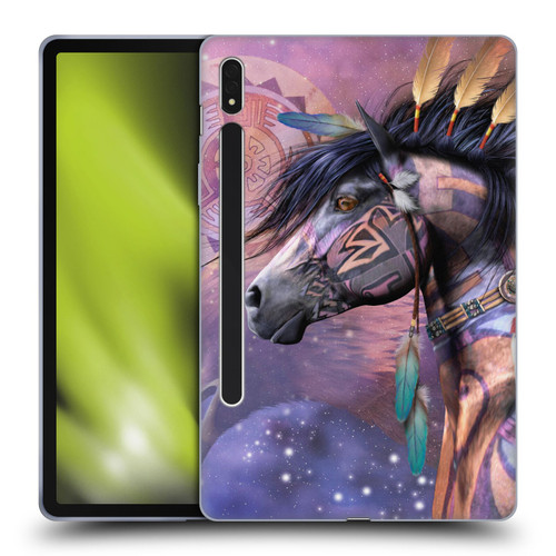 Laurie Prindle Fantasy Horse Native American Shaman Soft Gel Case for Samsung Galaxy Tab S8