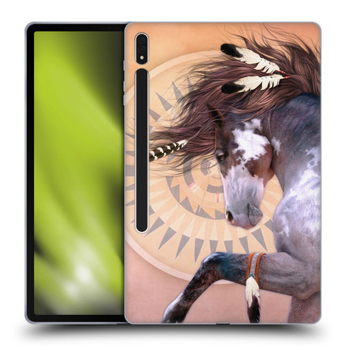 Laurie Prindle Fantasy Horse Native Spirit Soft Gel Case for Samsung Galaxy Tab S8 Plus