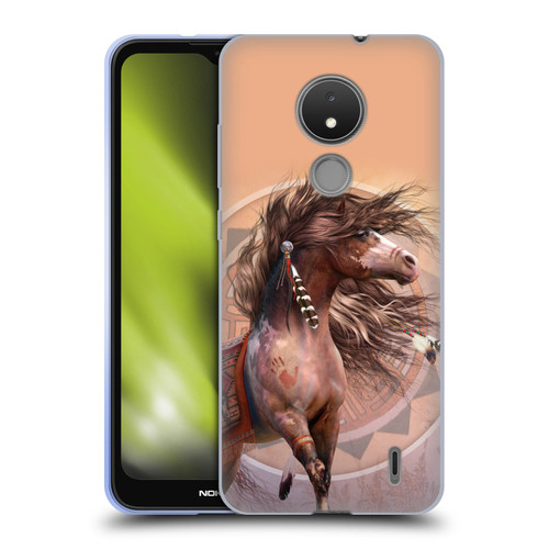 Laurie Prindle Fantasy Horse Spirit Warrior Soft Gel Case for Nokia C21