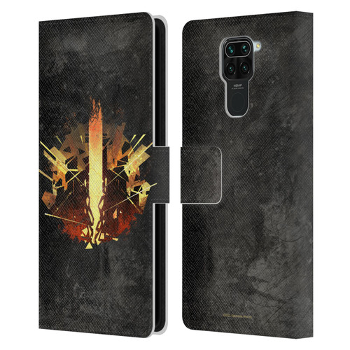 EA Bioware Dragon Age Heraldry Chantry Leather Book Wallet Case Cover For Xiaomi Redmi Note 9 / Redmi 10X 4G
