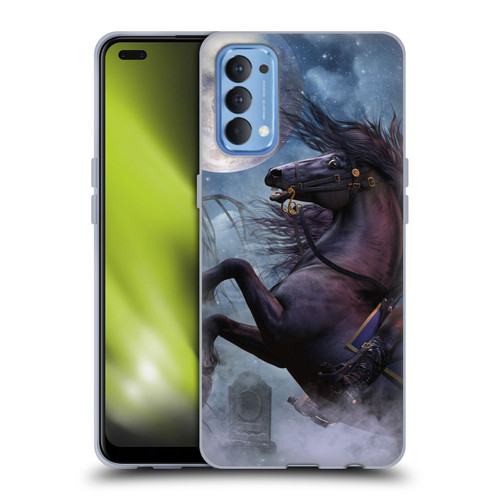 Laurie Prindle Fantasy Horse Sleepy Hollow Warrior Soft Gel Case for OPPO Reno 4 5G