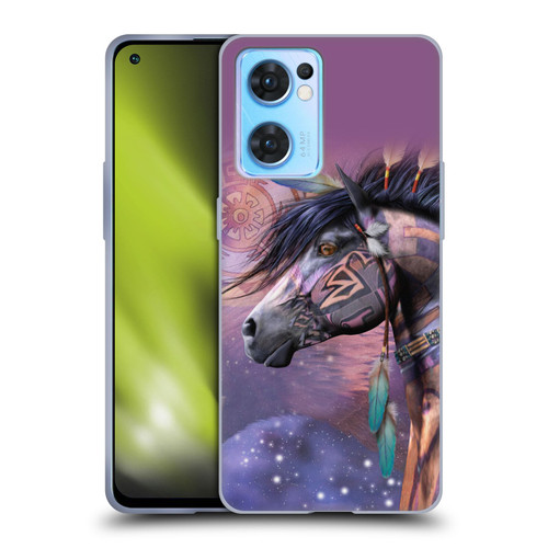 Laurie Prindle Fantasy Horse Native American Shaman Soft Gel Case for OPPO Reno7 5G / Find X5 Lite