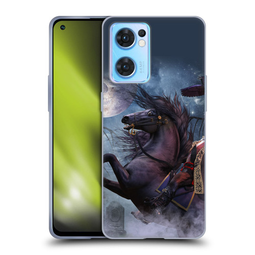 Laurie Prindle Fantasy Horse Sleepy Hollow Warrior Soft Gel Case for OPPO Reno7 5G / Find X5 Lite