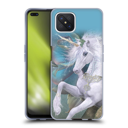Laurie Prindle Fantasy Horse Kieran Unicorn Soft Gel Case for OPPO Reno4 Z 5G