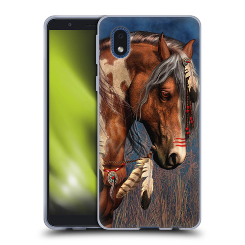 Laurie Prindle Fantasy Horse Native American War Pony Soft Gel Case for Samsung Galaxy A01 Core (2020)