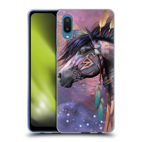 Laurie Prindle Fantasy Horse Native American Shaman Soft Gel Case for Samsung Galaxy A02/M02 (2021)