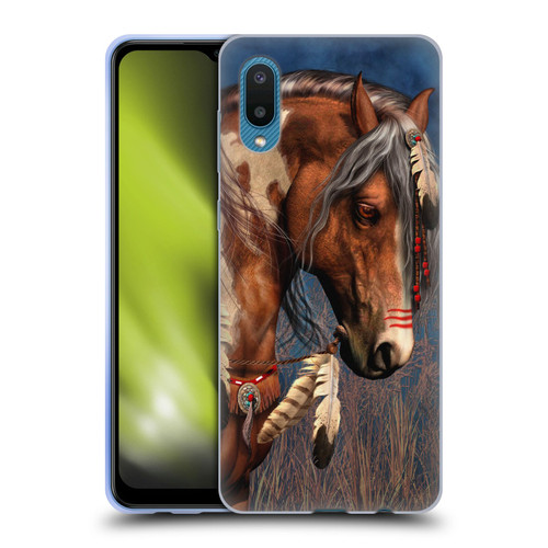 Laurie Prindle Fantasy Horse Native American War Pony Soft Gel Case for Samsung Galaxy A02/M02 (2021)