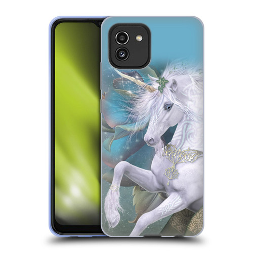 Laurie Prindle Fantasy Horse Kieran Unicorn Soft Gel Case for Samsung Galaxy A03 (2021)