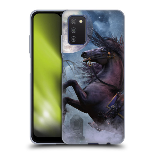 Laurie Prindle Fantasy Horse Sleepy Hollow Warrior Soft Gel Case for Samsung Galaxy A03s (2021)