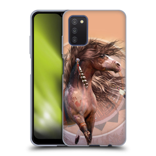 Laurie Prindle Fantasy Horse Spirit Warrior Soft Gel Case for Samsung Galaxy A03s (2021)