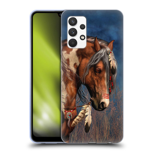 Laurie Prindle Fantasy Horse Native American War Pony Soft Gel Case for Samsung Galaxy A32 (2021)