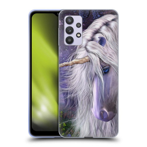 Laurie Prindle Fantasy Horse Moonlight Serenade Unicorn Soft Gel Case for Samsung Galaxy A32 5G / M32 5G (2021)