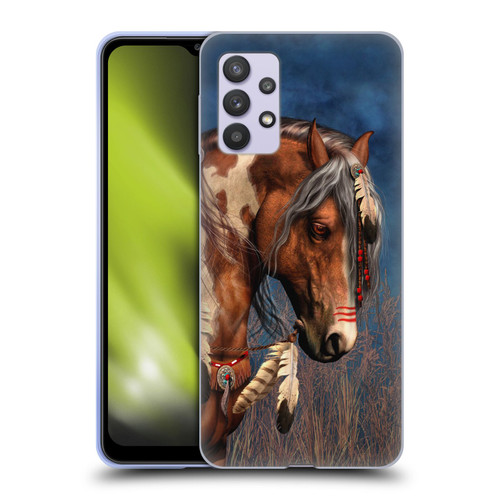 Laurie Prindle Fantasy Horse Native American War Pony Soft Gel Case for Samsung Galaxy A32 5G / M32 5G (2021)