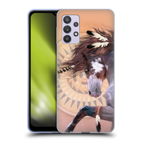 Laurie Prindle Fantasy Horse Native Spirit Soft Gel Case for Samsung Galaxy A32 5G / M32 5G (2021)